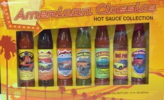 AMERICAN CLASSIC Hot Sauce Gift Set ~ HONORS Classic CARS Great 
