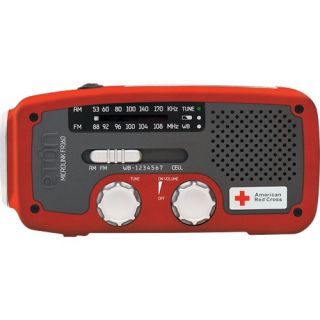 ETON American Red Cross Microlink FR160 Emergency Radio   Red