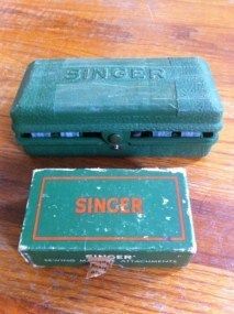 Vintage Lot Singer Attachments for Sewing Machine with Box