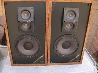 Vintage Altec Lansing Design 5 Speakers 8 OHMS Made in the USA