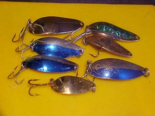 little cleo, little jewel and mr. twister trout spoons lures