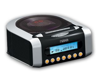 cd player stereo digital alarm clock am fm radio nr