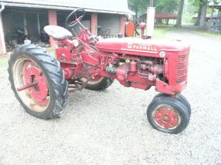 International Farmall Super C Tractor with Fast Hitch
