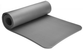 Altus Athletic Gray 15mm thick Foam Exercise Mat with Carry Strap (24 