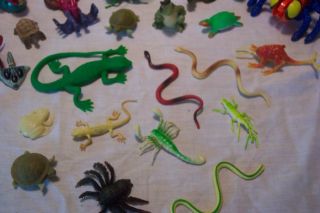 Mixed Insects Reptiles Amphibians Toy Lot
