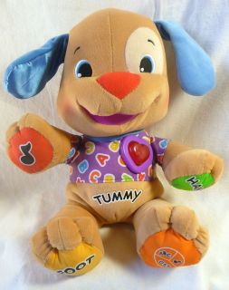 Fisher Price Laugh and Learn Puppy Plush Learning Toy Infant Toddler 
