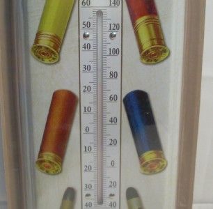 Rivers Edge Winchester Ammunition Nostalgic Tin Thermometer Indoor 