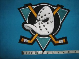 Huge Anaheim Mighty Ducks NHL Hockey Jersey Patch MT