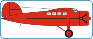 SFM Megow 2150 Lockheed Vega Amelia Earharts Little Red Bus 13 5WS 
