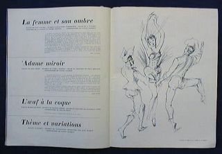 Leonor Fini Program 1949 Ballet Roland Petit Pariscolor