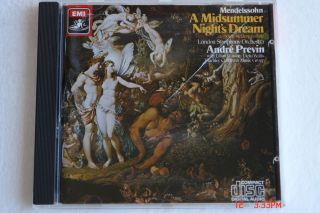   Midsummer Nights Dream Andre Previn LSO EMI 1986 W Germany