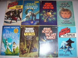 Nice Lot of 27 Vintage ANDRE NORTON books in great condition. Science 