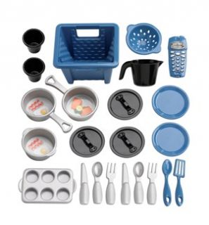 American Plastic Toys My Very Own Gourmet Kitchen Set Pretend Play w 