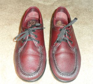 SAS Amigo Mens Cordovan Leather Shoes Oxfords Size 8 W