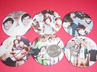 One Direction Harry Styles New Set of 18 Large 2 1 4 Buttons Pins 