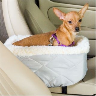 Car SUV Center Console Large Dog Bed Grey Booster Seat