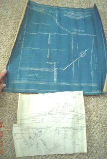 1940 Vintage Property Survey Map Wilson Norristown PA 2