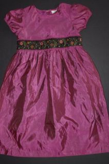 Hanna Andersson Twilight Taffeta Party Dress Holiday Purple Dress Girl 