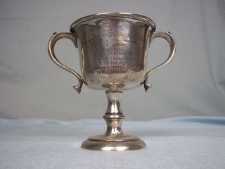 Sterling Silver Rowing Trophy International England V Australia 1917 