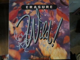   Signed in Person Autographed Wild LP Andy Bell Vince Clarke