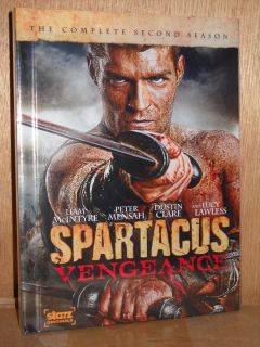 Spartacus Vengeance DVD 2012 3 Disc Set Peter Mensah Lucy Lawless 