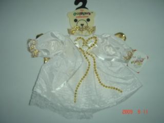 the outfitters bear collection white angel dress new