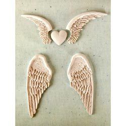 Prima ANGEL WINGS Shabby Chic Resin Treasures just released cha summer 