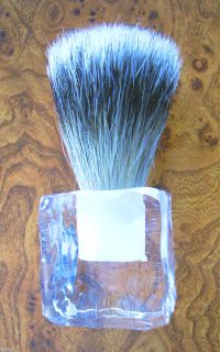 William Marvy Mens Icecube Barber Shaving Brush Import Badger Hair 