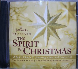 AMY GRANT VINCE GILL The Spirit of Christmas CD Hallmark 2001