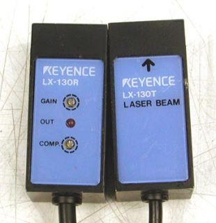 Keyence Corp Photoelectric Set LX 130R and LX 130T