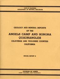 the book geology and mineral deposits of the angels camp and sonora 