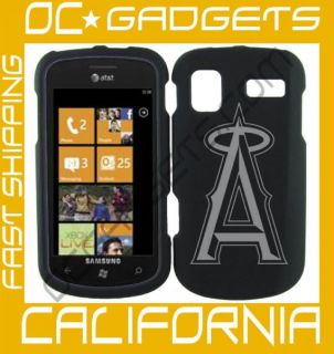 Anaheim Angels MLB Black Cover Case Samsung Focus I917