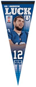 Andrew Luck ARRIVAL Indianapolis Colts Premium Felt NFL Collectors 