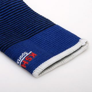 blue ankle support, increasing blood circulation, providing firm 