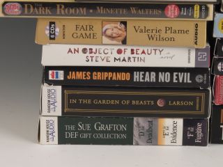   Books on CD Stephen King Dan Brown Ann Coulter Audiobooks Lot
