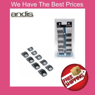 Andis 9 Piece Comb Set for Detachable Blade Clippers 12995