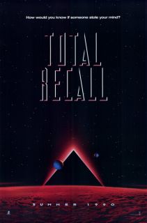 Total Recall Movie Poster SS Original Adv Rolled 27x40