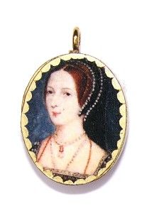 Queen Anne Boleyn Portrait Henry VIII Tudor Art Pendant