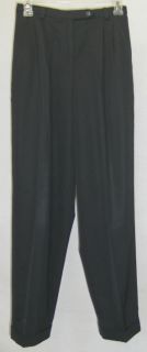 VALERIE STEVENS Womens Ladies Black Dress Pants Trousers size 6 8 