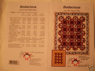 Bodacious Pattern by Jackies Animas Quilts *NEW