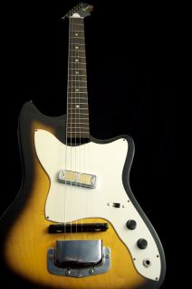 Vintage 1964 Harmony H 14 H14 Bobkat Electric Guitar Classic Tone 