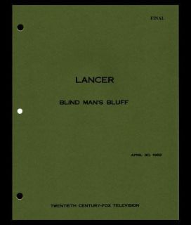 Lancer Script Blind Mans Bluff Andrew Duggan James Stacy Elizabeth 