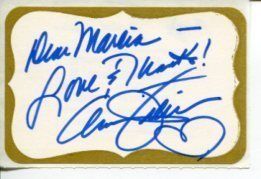 Ann Jillian Gypsy Twilight Zone Hazel Signed Autograph