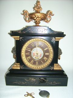 Ansonia La France Iron Mantel Clock