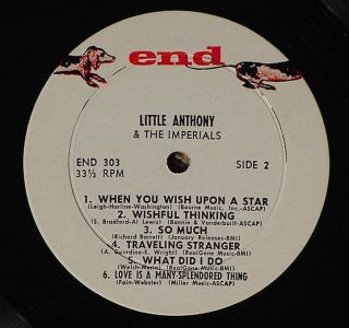 We Are The Imperials Little Anthony 1st Pressing EX