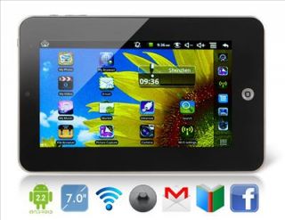Via WM8650 7 TFT Touchpad Android 2 2 Tablet PC Wi Fi 4G Hard Drive 