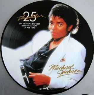 Michael Jackson Thriller 25th Ann Picture Disc RARE LP