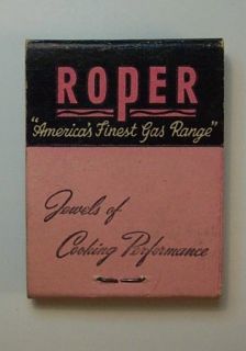 Vintage Emery ettes For Nails   Roper Gas Range Stove Advertising 