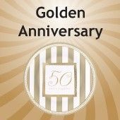 50th Golden Wedding Anniversary Party Decorations Banners All Items 