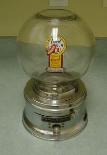 Vintage Ford Gum Ball Machine 1 Cent Parts Restore